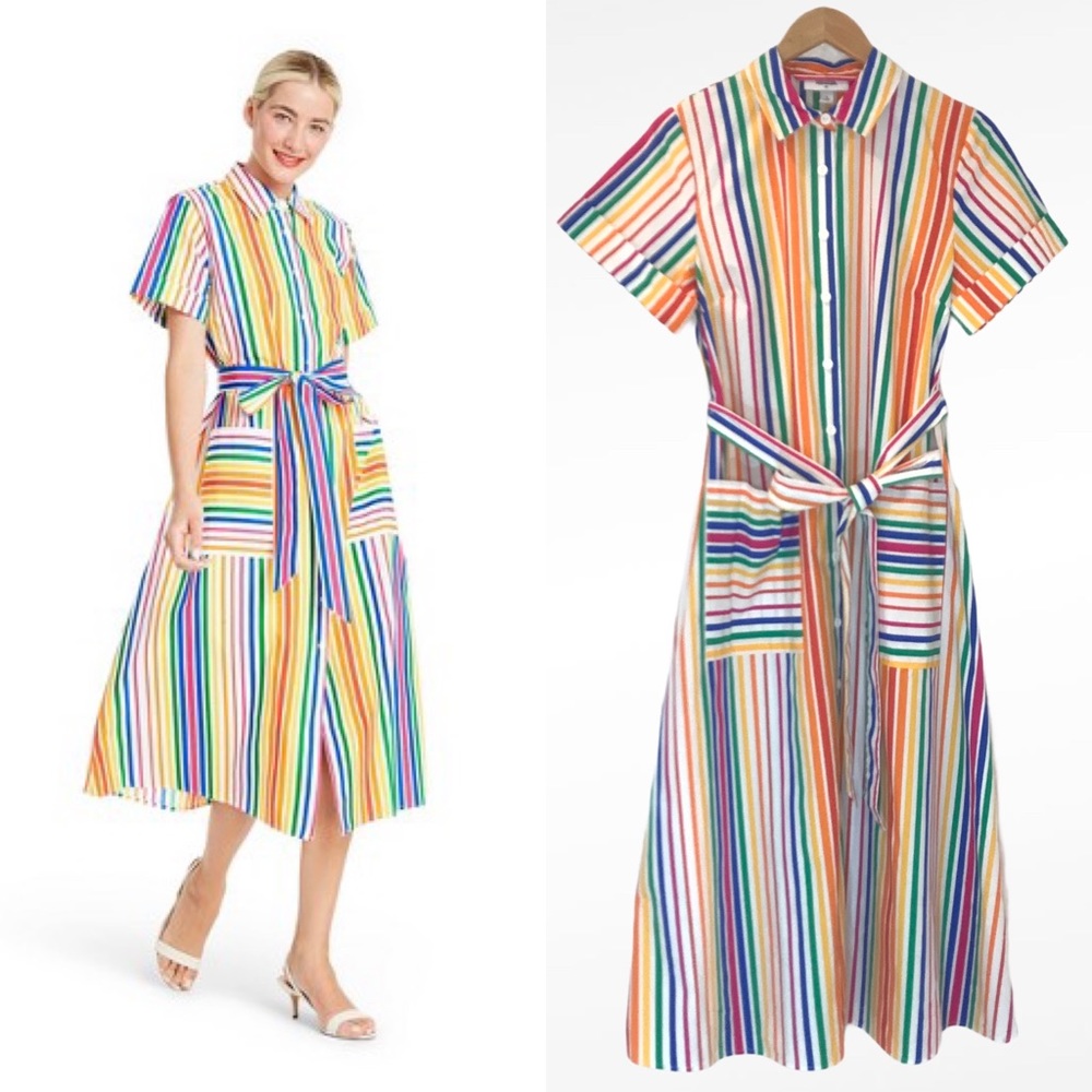 Christopher John Rogers x Target NWT Rainbow Dress - Picture 1 of 16